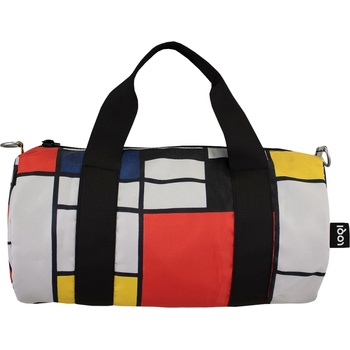 LOQI Чанта тип торба LOQI Weekender Museum Piet Mondrian Composition with Red, Yellow, Blue and Black от рециклиран материал минi (WE.PM.CM)