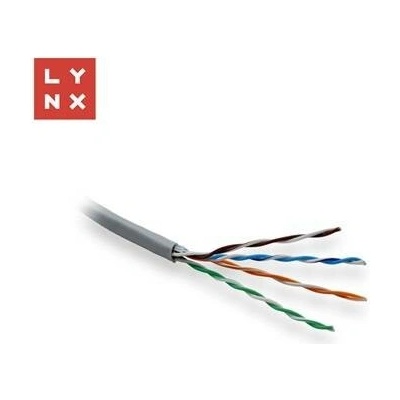 Lynx CS EDF_10102829 UTP Cat5e PVC (Eca) celoměděný vnitřní 305m šedý