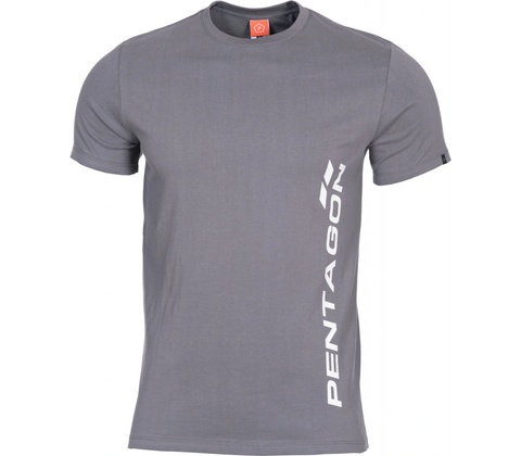 Pentagon tričko Vertical wolf grey