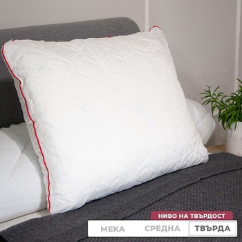 Izidream Капитонирана възглавница Memory Fix 50/70 см мемори пух