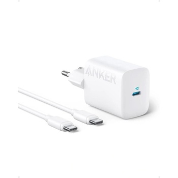 Anker 312 USB C зарядно, 30W, с кабел (B2640321)