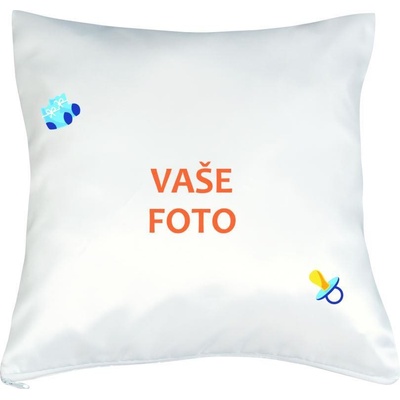 FOTOpošta s fotkou rámik Cumlík modrý 40x40