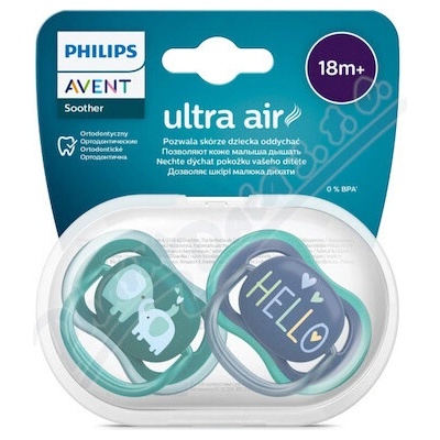 Philips Avent šdítko Ultra air chlapec obrázky 2 ks zelená modrá