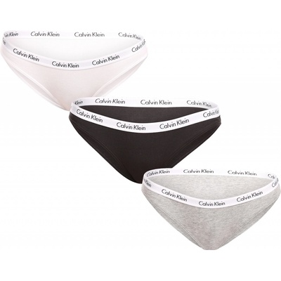 Calvin Klein 3 pack dámske nohavičky QD3588E 999