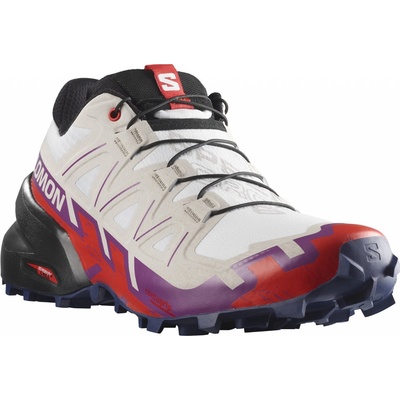 Salomon Speedcross 6 W 417432 2022 white/sparkling grape/fiery red – Zboží Dáma