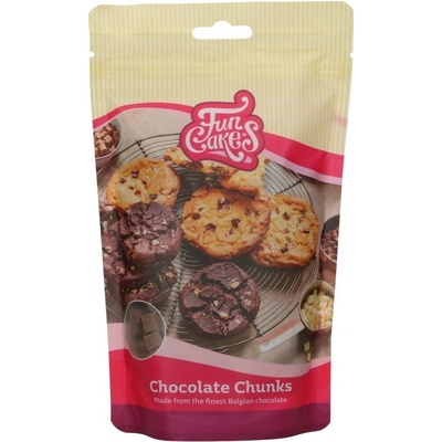 Funcakes Mliečna čokoláda kúsky - kocky 350 g