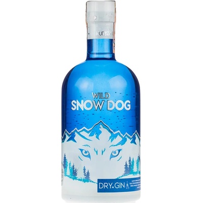 Zimbro Wild Snow Dog Dry Gin 40% 0,7 l (čistá fľaša)
