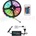 Комплект 5 м RGB LED лента, FLAGLIGHT, SMD5050 60 LED/m IP20+IR контролер 24 key+адаптер (1144c)