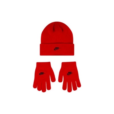 Nike club beanie/glove set 9A2961-U10 červená
