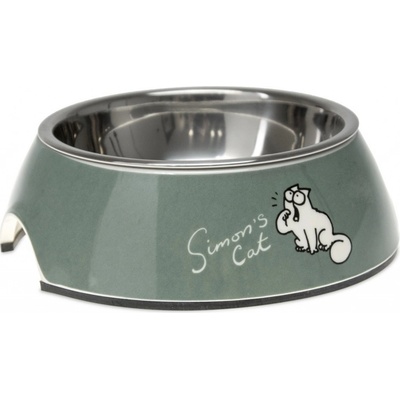 Karlie Simon's Cat miska pro kočky zelená 14 x 14 x 4,5 CM 160 ML