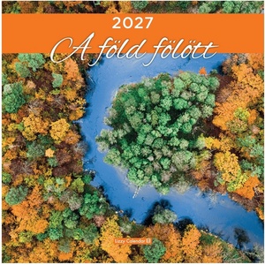 Lizzycalendar Стенен календар LIZZYCALENDAR 300x600 мм, вертикален, „Над Земята (снимки от дрон) 2027 (7540227008)