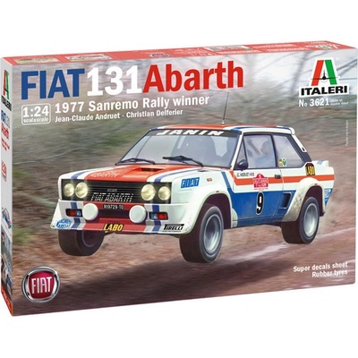 Italeri Fiat 131 Abarth 1977 San Remo Rally Winner 1:24