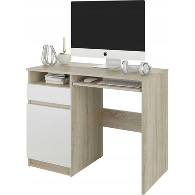 Framire Psací stůl s levým úložným prostorem Sonoma mix Modern N35 90 x 50 cm