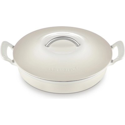Le Creuset 21701287164430 Hrniec Modern Heritage Gourmet nízky 28 cm, béžový
