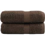 vidaXL Премиум кърпи за пране SOLUND 2 бр. кафяви 30x30 см 600 г/м2 (137227)