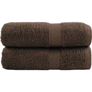 vidaXL Премиум кърпи за пране SOLUND 2 бр. кафяви 30x30 см 600 г/м2 (137227)