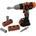 Smoby Игрален комплект Smoby Black & Decker - Механична бормашина с аксесоари (7600360918)