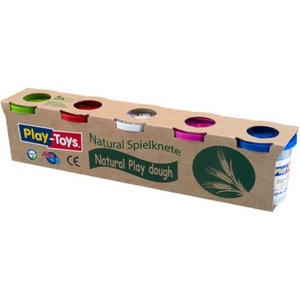 Play-Toys Комплект с моделин Play-Toys - Натурален, 500 g (42027) - ozone