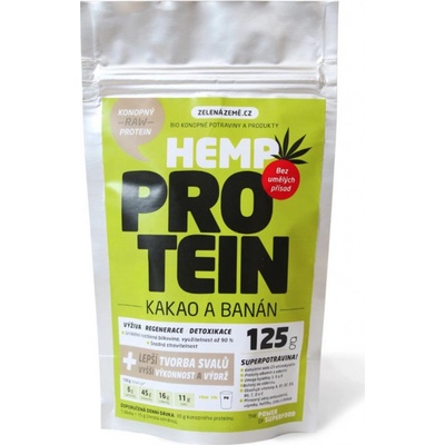 Zelená Země konopný proteín 125 g