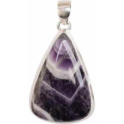 Nefertitis Ametyst chevron přívěsek stříbro P887 NF64007