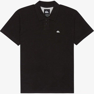 Quiksilver tričko Mw Pique Polo Black KVJ0