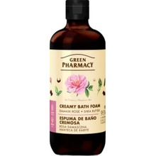 Green Pharmacy Damask Rose & Shea Butter Bath Foam krémová pena do kúpeľa s bambuckým maslom 500 ml