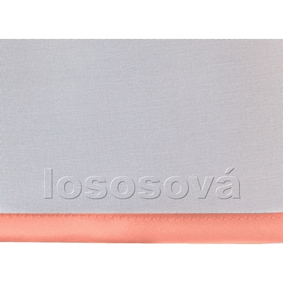 Kusová záclona Ennie - mix barev lososová 120x300