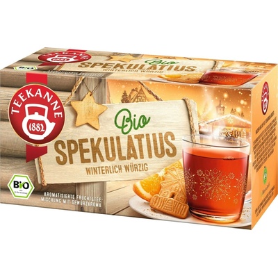TEEKANNE Organic Speculoos Tea 18 dvoukomorových sáčků