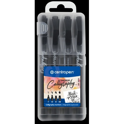 Centropen 8772 Calligraphy kaligrafický popisovač 4 šířky hrotů – Zbozi.Blesk.cz