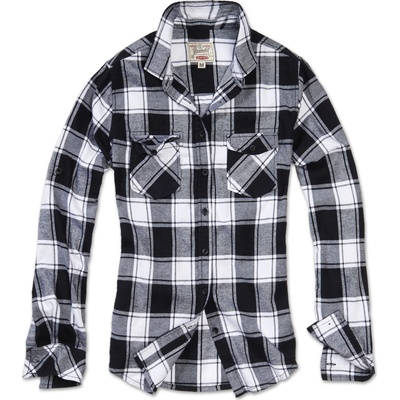 Brandit košeľa Amy Flanell Shirt GIRLS Bieločierna