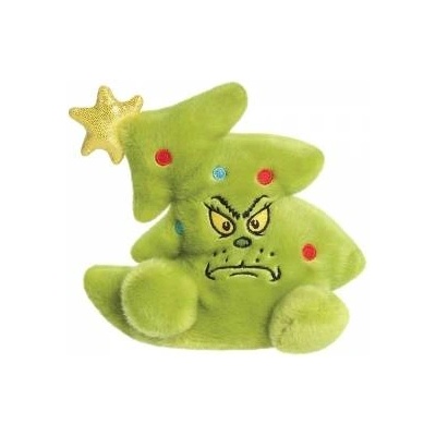 Quinny Grinch - Grinch plush toy in the shape of a Christmas tree 13 cm from the Palm Pals collection