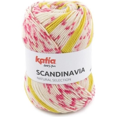 SCANDINAVIA Katia Farby SCANDINAVIA: 304 tmavá modrá-ružová-žltá