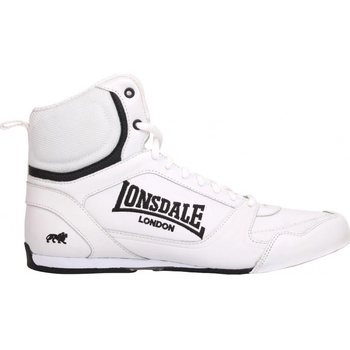 Lonsdale Boxing Boots Mens White/Black
