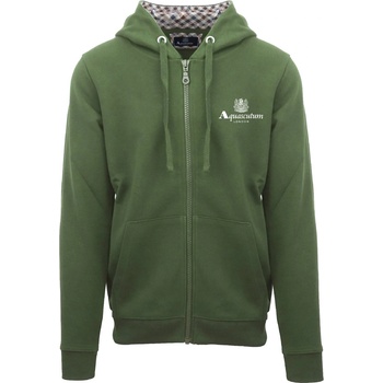Aquascutum Блуза Aquascutum Men's Zip Hooded Sweatshirt - Military Green