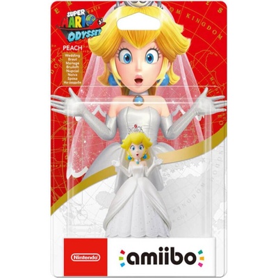 Nintendo Peach Wedding Outfit Super Mario Odyssey Collection Marca Amiibo