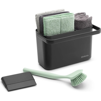 Brabantia Тъмносив комплект за миене на съдове от рециклирана пластмаса SinkSide - Brabantia (233340)