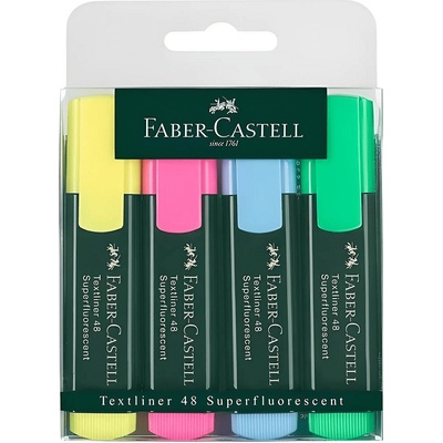 Faber-Castell Комплект текст маркери Faber-Castell 1548 - 4 цвята