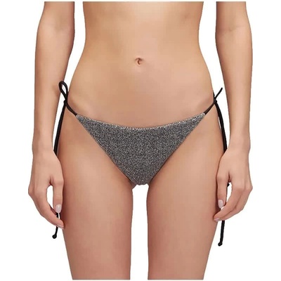 SUNDEK Anita lurex briefs with adjustable hips bikini bottom - Grey (Silver)