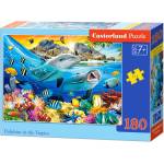 Castorland Пъзел Castorland от 180 части - Делфини (B-018468) - baby