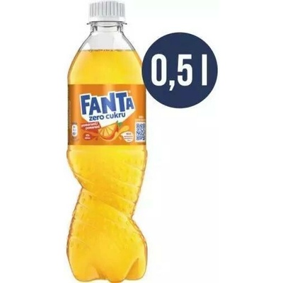Fanta Zero cukru pomeranč 0,5 l