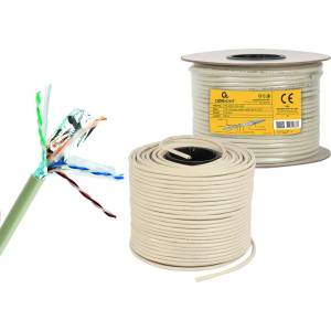 Gembird FPC-6004-SOL/100 мрежов кабел CAT6 FTP 100m сив (FPC-6004-SOL/100)