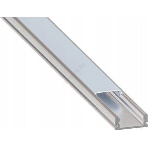 SmartLED Вграден профил за LED ленти 1 m, сребрист/бял (SD0028)