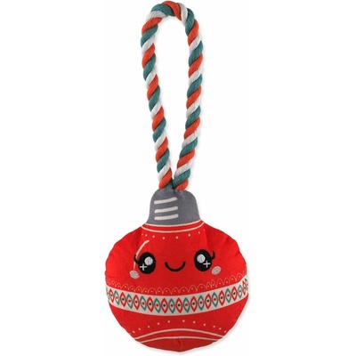 Dog Fantasy Winter Tale ozdoba vianočná pískacia červená 30 cm