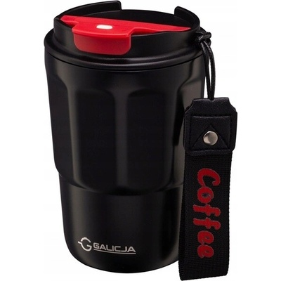 Galicja Termohrnek COFFEE 350 ml nerezová ocel černý plast