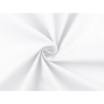 Stoklasa Bavlněná látka / plátno jednobarevná šíře 220 cm Balení: 1 m, Varianta: (1) bílá (1) bílá