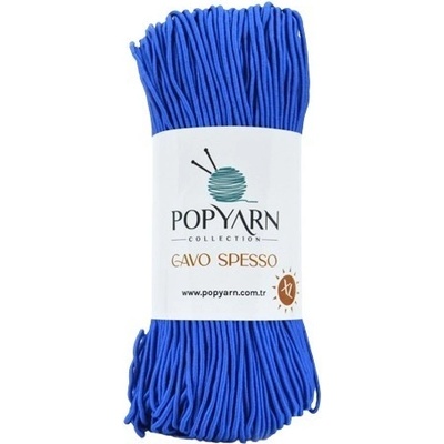 POPYARN Příze Cavo spesso B12 - modrá, 200g 110m