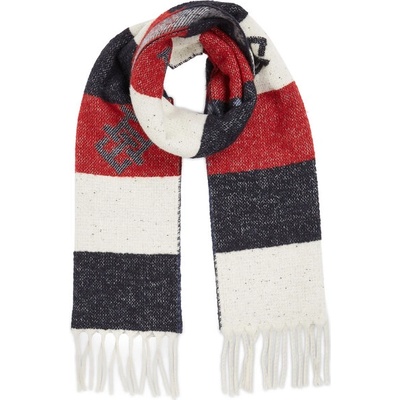 Tommy Hilfiger Зимен шал Tommy Hilfiger Limitless Chic Cb Scarf AW0AW15353 Space Blue Mix 0GY (Limitless Chic Cb Scarf AW0AW15353)