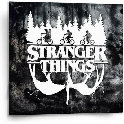 Sablio Obraz Stranger Things White - 110x110 cm