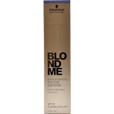 Schwarzkopf Blondme Lifting zosvetľujúcí krém pre blond vlasy Steel Blue 60 ml