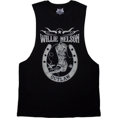 Willie Nelson Outlaw Vest Black S Риза (WNVEST15MB01)